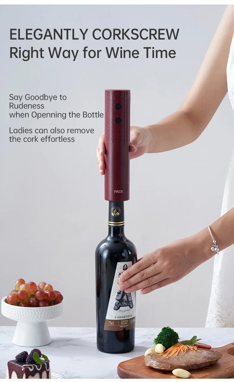 New Electric Wine Opener Portable USB Rechargeable Automatic Wine Bottle Corkscrew Cap Opener Kitchen Accessories Dropshipping