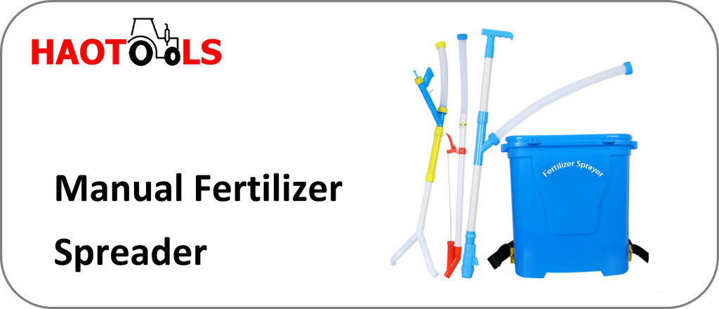 Manual Fertilizer Spreader / Garden Hand Tools One Touch Fertilizer Spraying Applicator