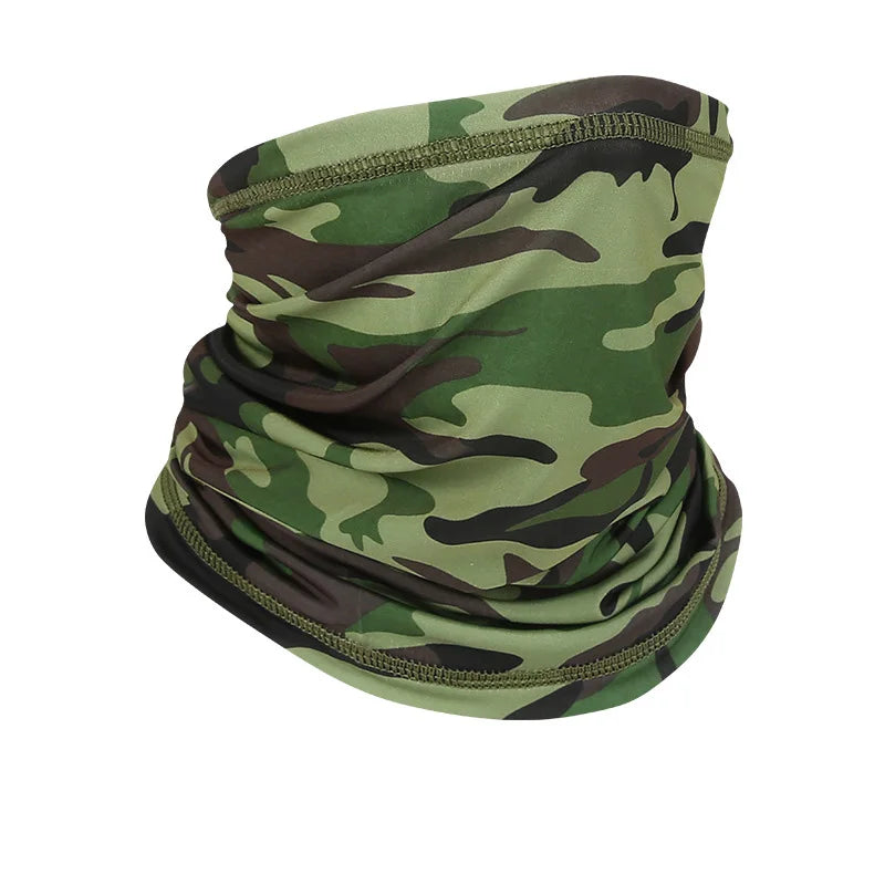 Summer Sports Bandana Breathable UV SunProtection Camping Hiking Cycling Scarves Headwear Men Women Neck Warmer Tube Magic Scarf