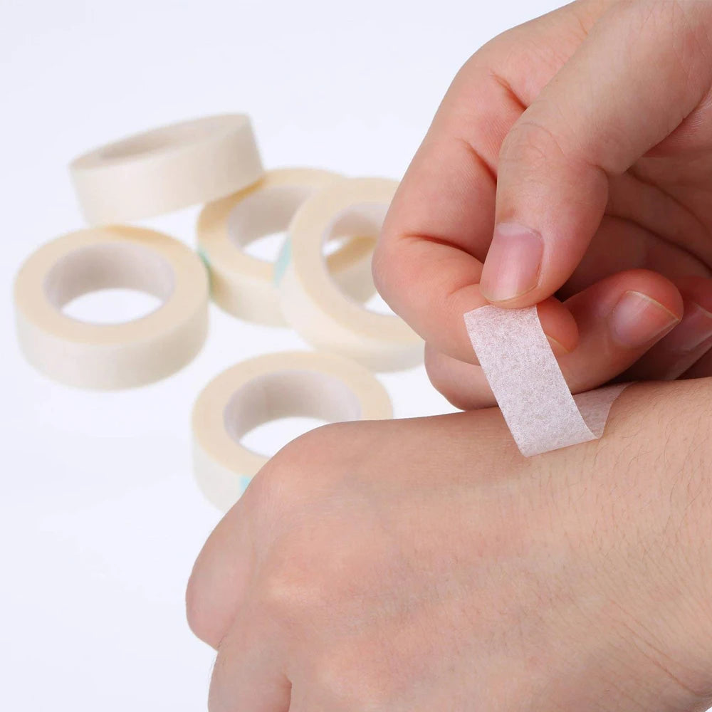 5Rolls Micropore Tape - Breathable Paper Tapes,Latex-Free Paper Surgical Tape - Individually Boxed Paper Bandage Tapes Rolls