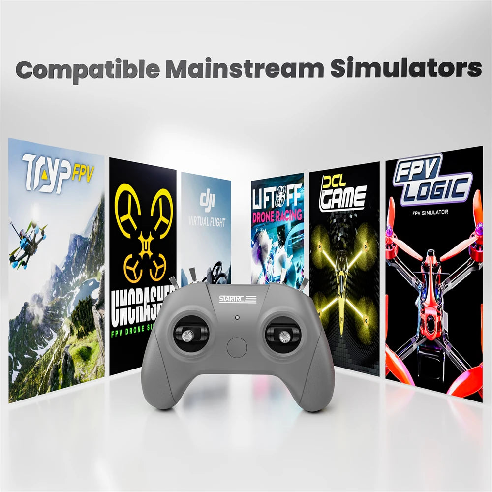 STARTRC Drone S8 Pro FPV Flight Simulator Controller Flight Training System for DJI/LiftOff/DRL/DCL/Uncrash/TryP FPV Racer Drone