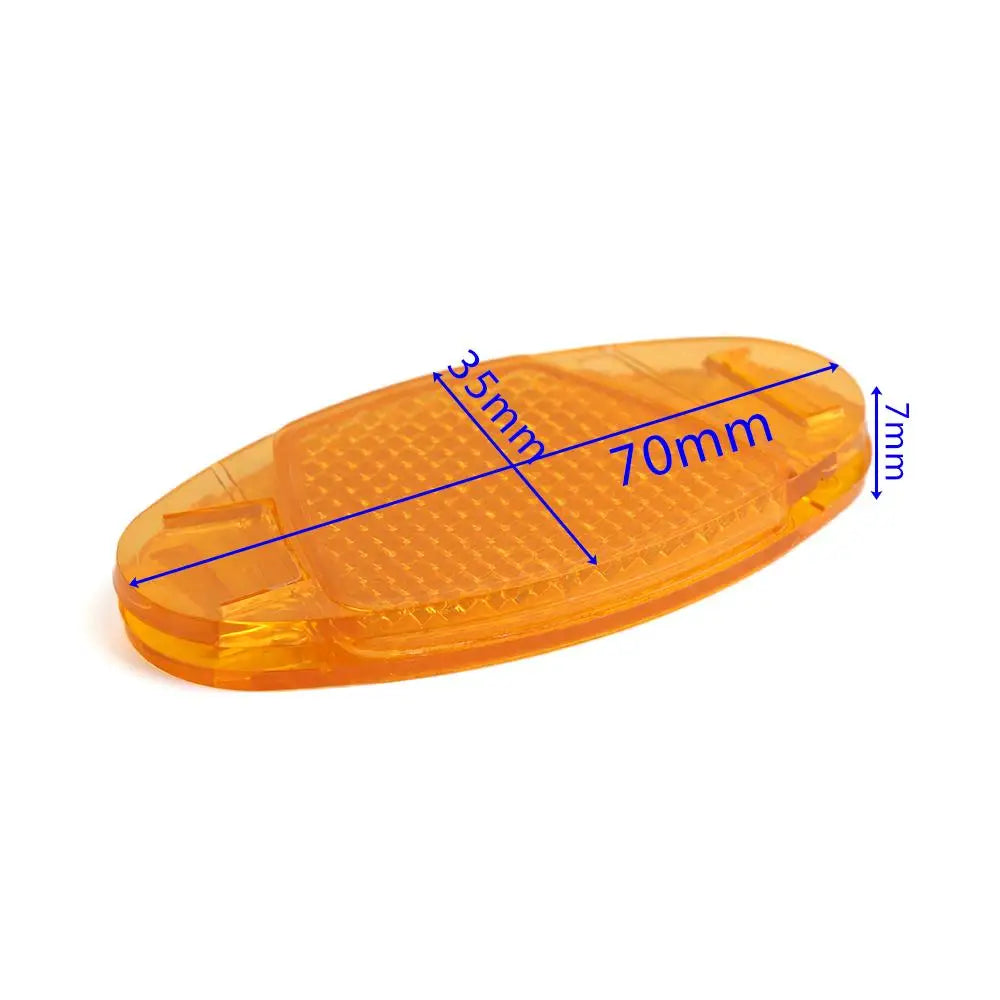 2Pcs High Quality Bike Spoke Reflector Oval&Round Plastic Flashing Night Reflectors Safety Warning Light Wheel Rim Reflective