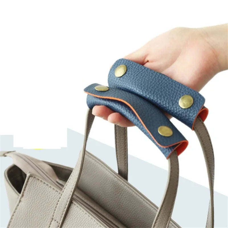Luggage handle protection leather case Anti-slip shoulder strap leather pad Travel bag trolley leather case bag strap cover