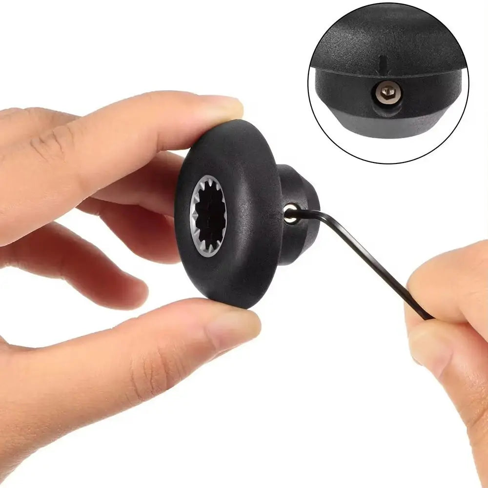 1Set Mushroom Head Connector Blender Drive Socket Black Universal Blender Spare Parts with Wrench Screw for Vitamix Blender
