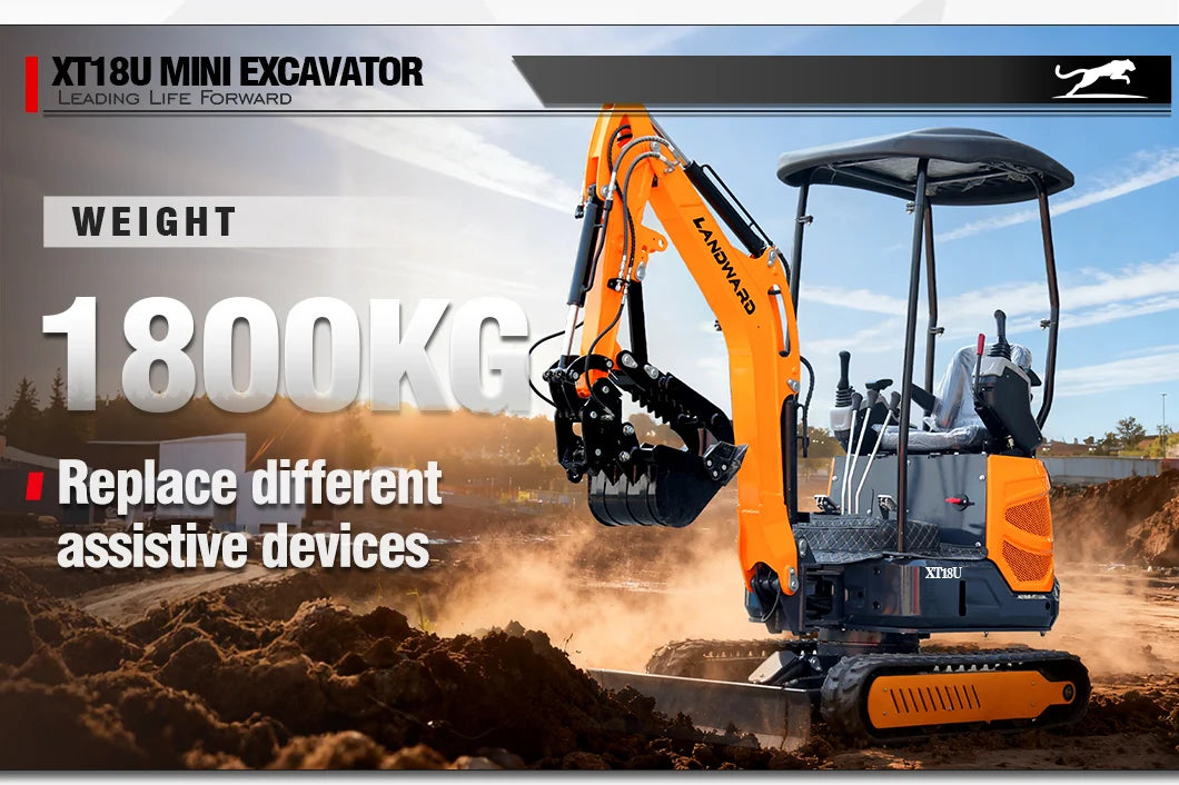New 2.5 Ton Mini Excavator Agriculture Excavators XT25U Optional Diesel Engine Customize Euro 5 Hydraulic Crawler Mini Excavator