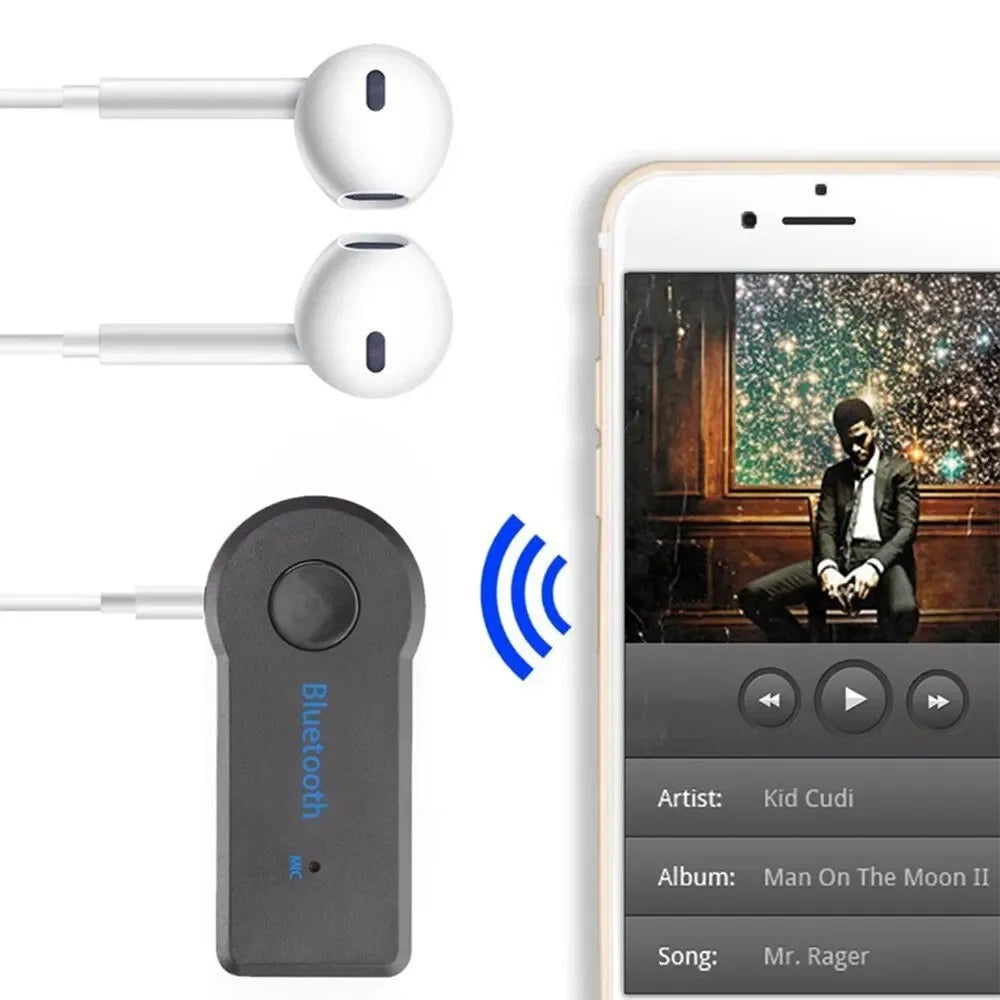 Car Bluetooth 5.0 Receiver 3.5mm Jack Wireless Bluetooth Transceiver Adapter For Car Kit Music Audio Aux A2dp Earphone Receiver