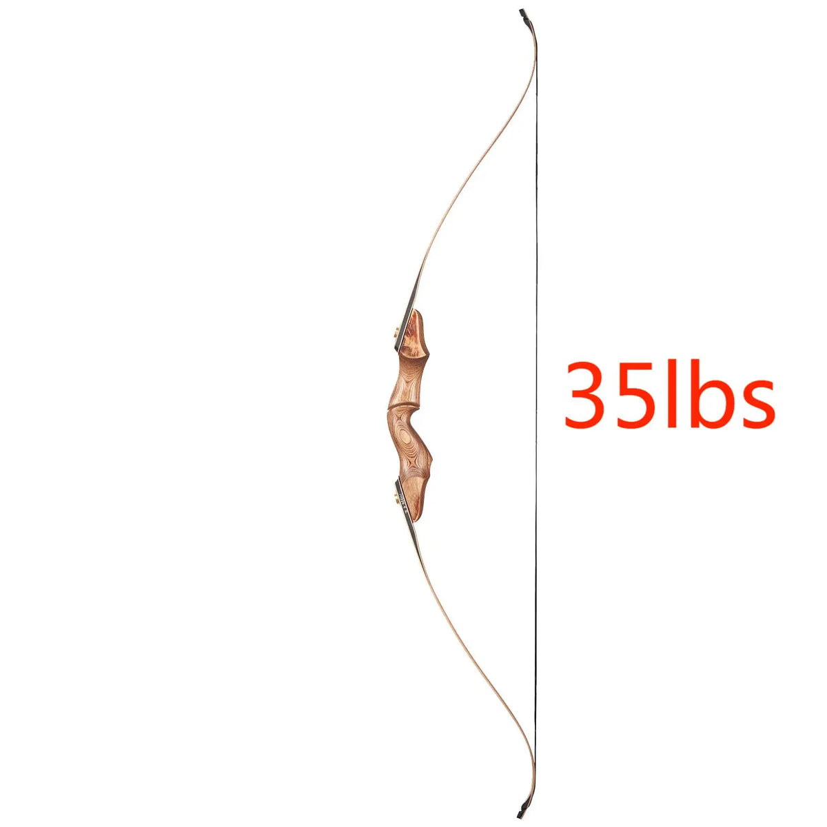 Toparchery Handmade Wood Recurve Bow 30-50lbs Split Takedown Hand for Outdoor  Target Sports Hunting Accessories