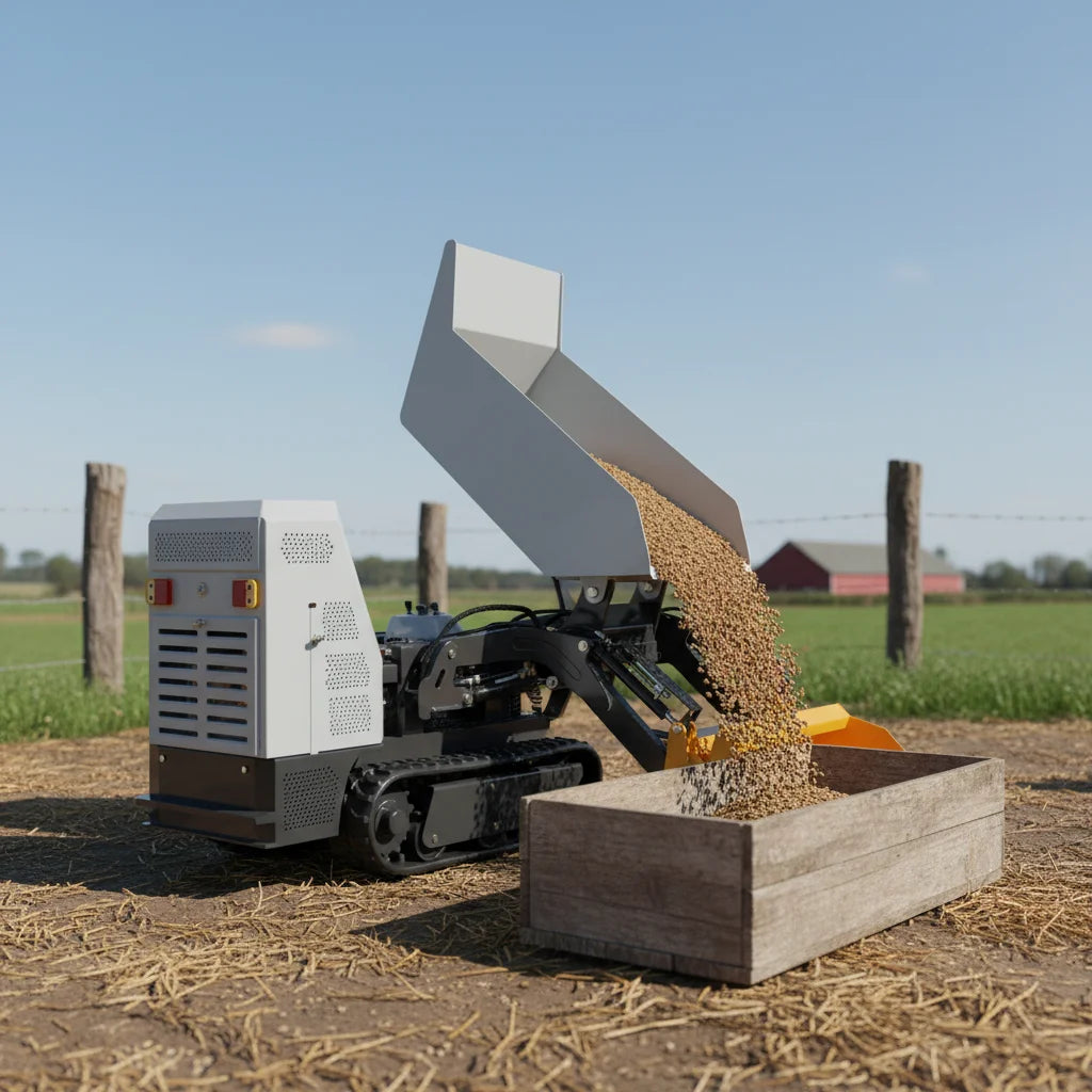 Hydraulic Crawler Dumper Industrial Mini Dumper Crawler Carrier Small Track Dumper for Building Engineering