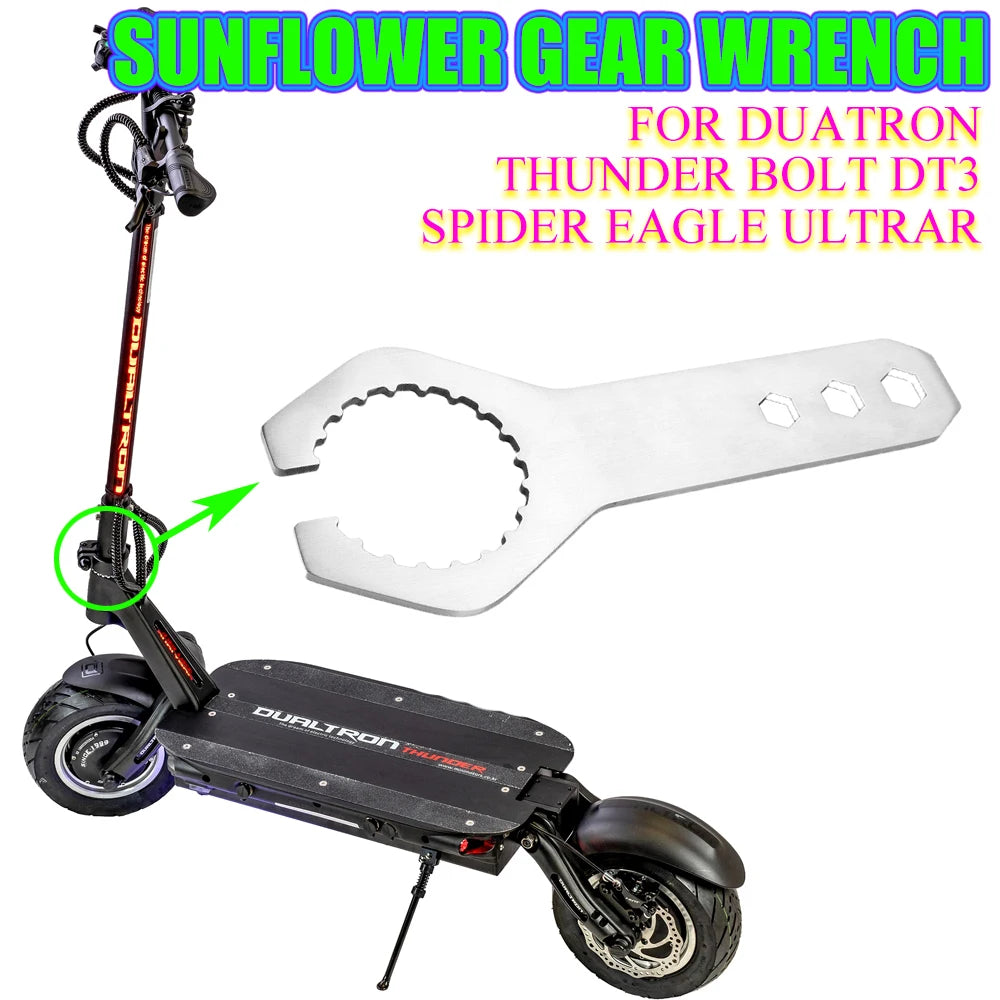 New Folding Sunflower Tool Gear Wrench Duatron Thunder Bolt DT3 Spider Eagle Ultrar Electric Scooter
