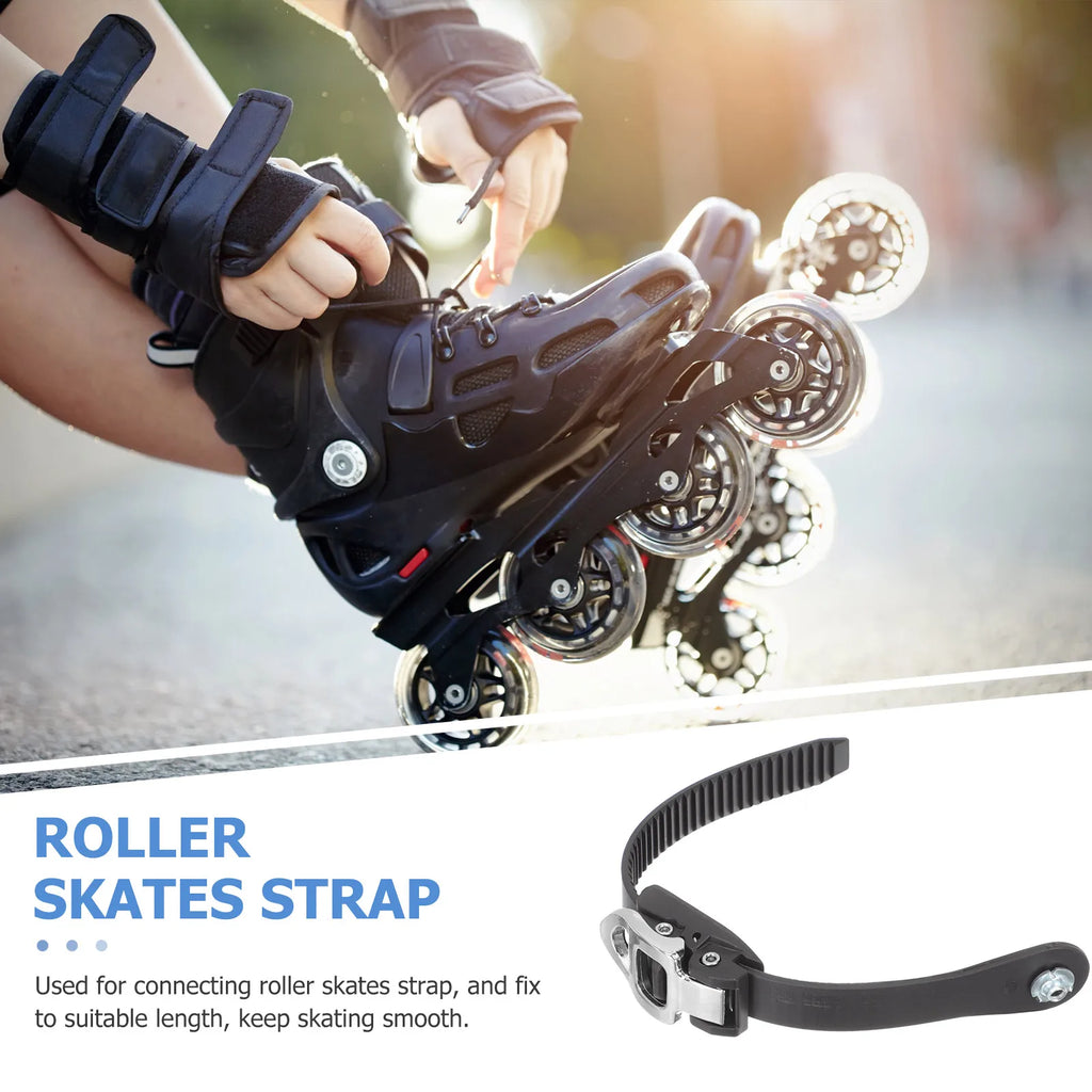 2Pcs Roller Skate Shoe Strap Fixing Buckle ice Skate Shoe Strap Roller Skate Buckle Strap Adjustment Energy Belt Skate accessory