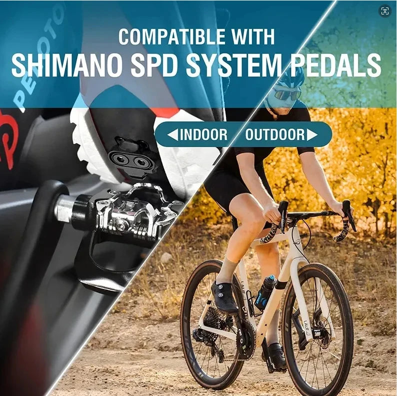 New Men Cycling Sports Shoes Outdoor MTB Shoes PU Leather Breathable Lightweight SPD Lock Shoes Women Racing Pedal Bicycle Shoes