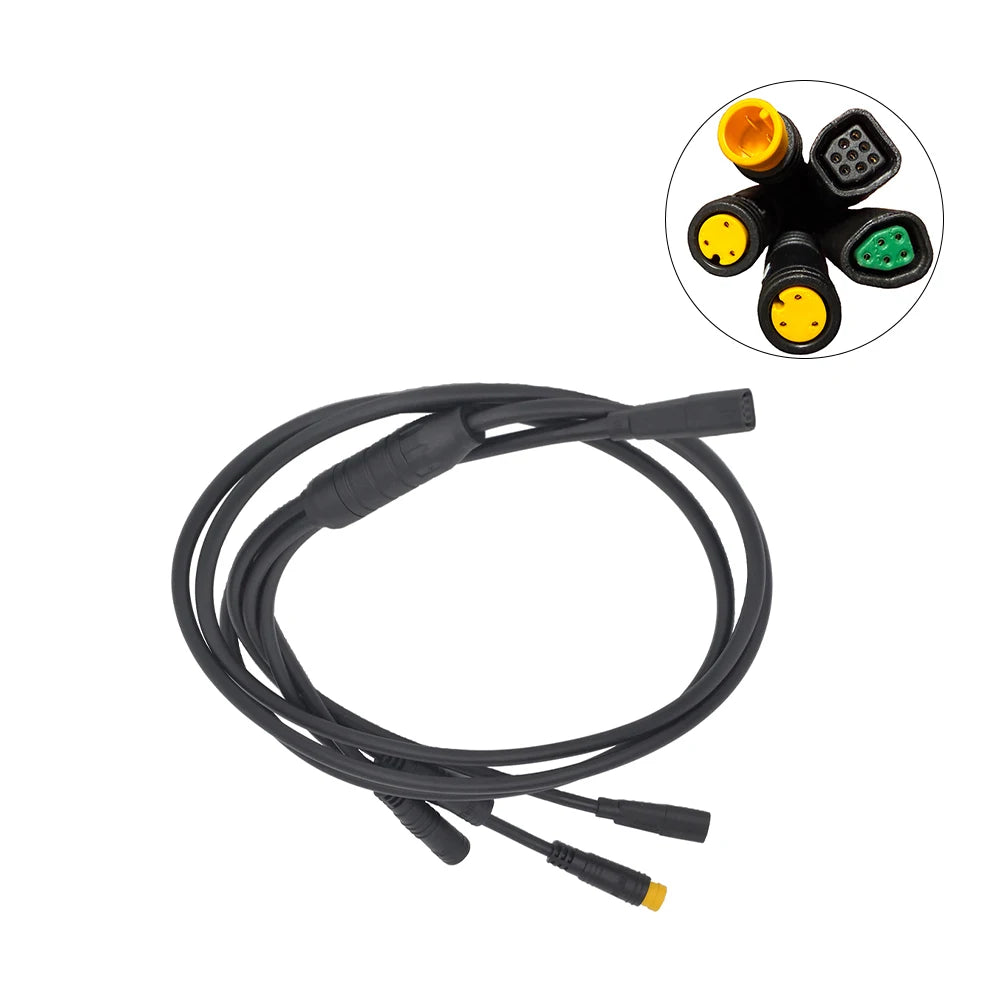 1T4 Main Cable for Bafang 8FUN, Mid Hub Motor Kits, E-Bike, BBS01B, BBS02B, BBSHD Connect, Brake Display, Electric Bicycle