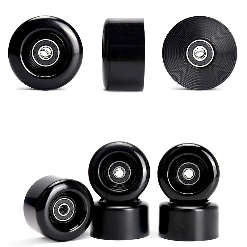 4pcs 55mm Skateboard Wheels with 608 Bearing kit Roller Skate Wheels part 85A