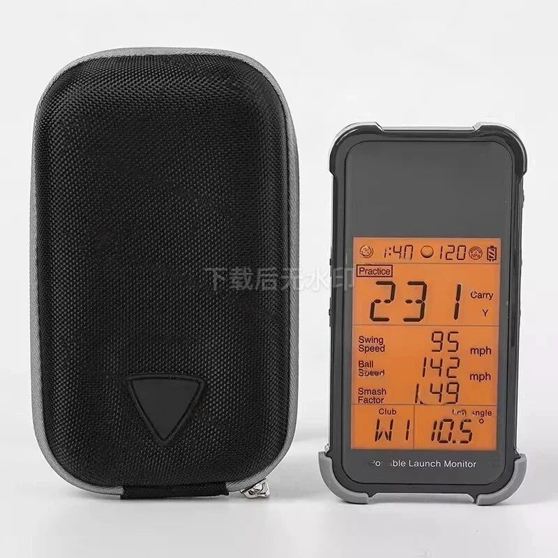 Portable Golf Swing Action Data Analyzer LCD Display Swing Speed Launch Monitor