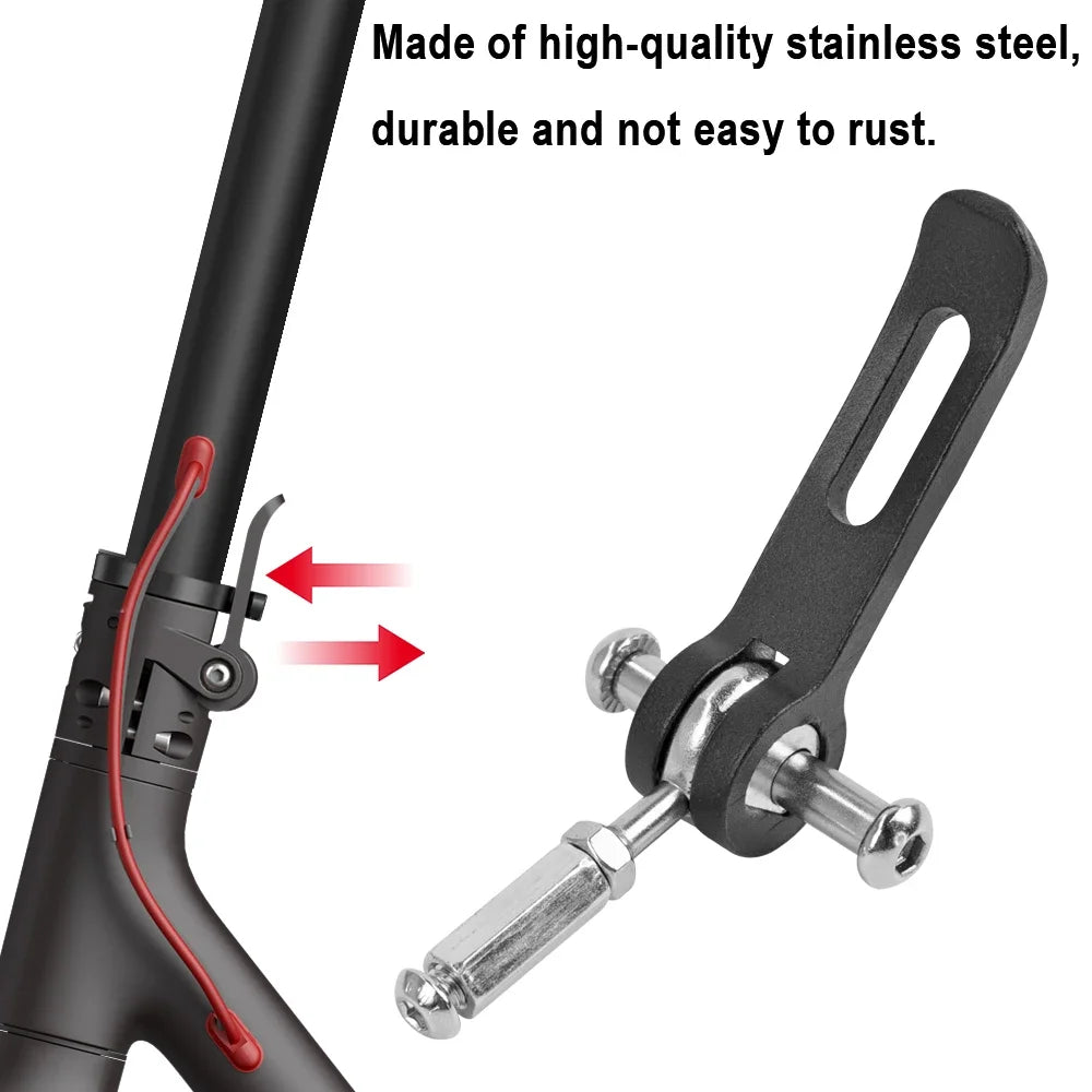 Folding Buckle Latch Reinforced Lock for Xiaomi M365 Electric Scooter Ring Folding Buckle Circle Clasped Shaft Locking Parts