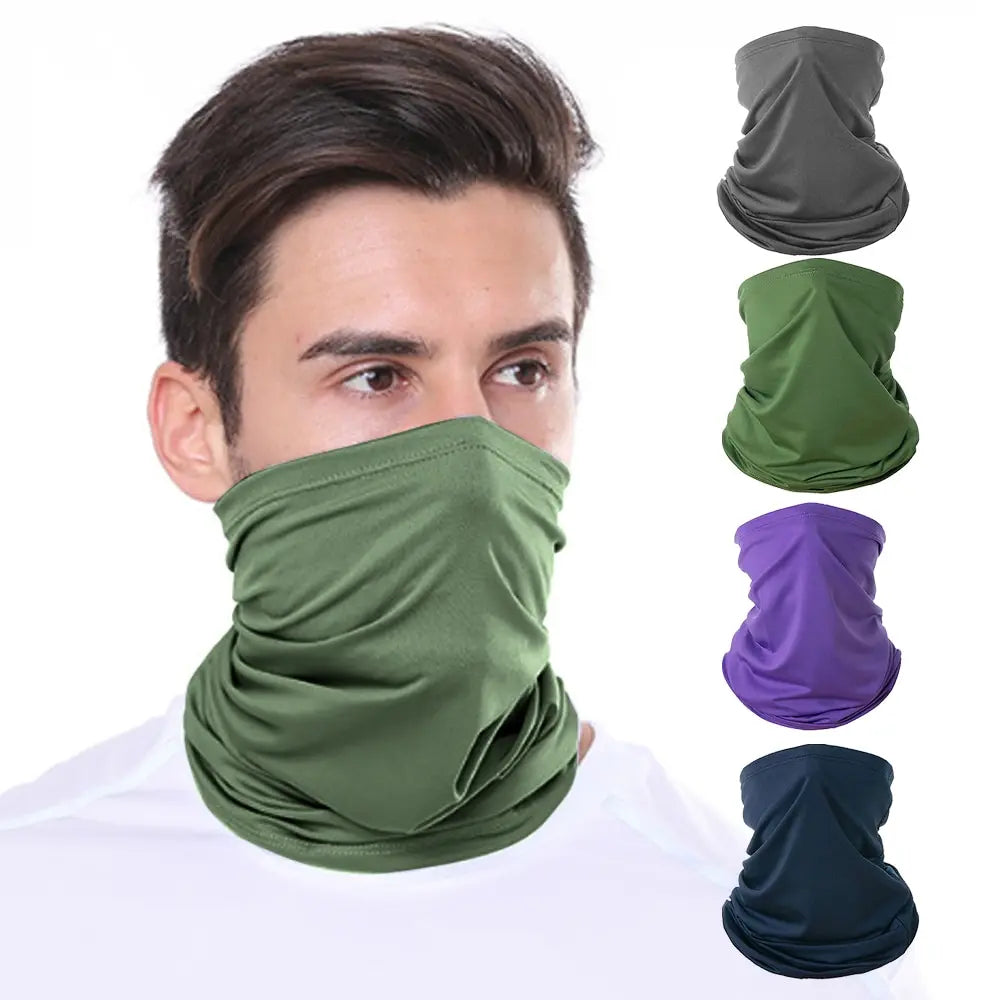 Summer Sports Bandana Breathable UV SunProtection Camping Hiking Cycling Scarves Headwear Men Women Neck Warmer Tube Magic Scarf