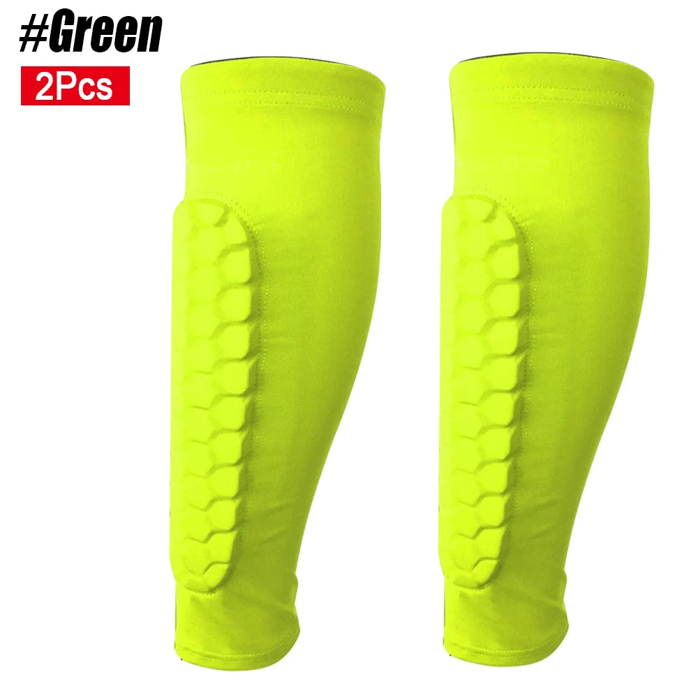 Honeycomb Soccer Shin Guards Football Shields Sports Legging Shinguards Leg Sleeves Protective Gear Shank Protector