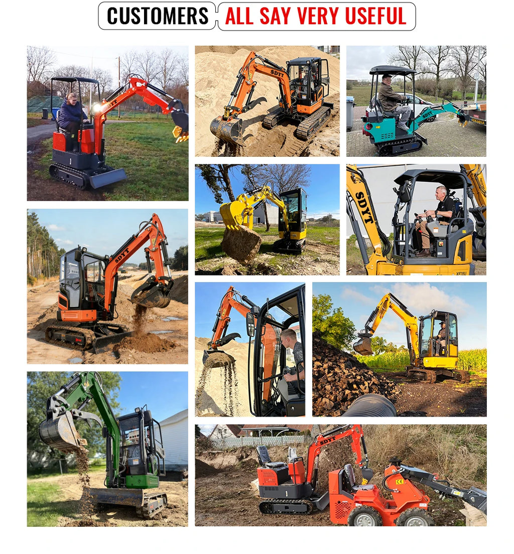 2026 Customized Compact Mini Excavator 1.8 Ton Micro Digger With Tracked Chassis - Ideal For Indoor/Outdoor Digging Planting