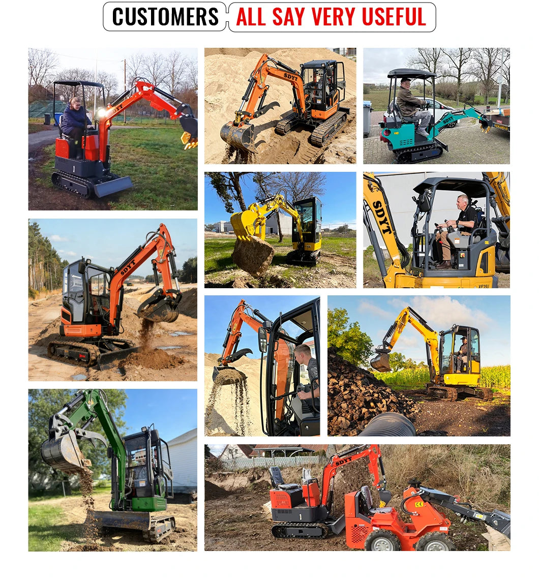 2026 Customized Compact Mini Excavator 1.8 Ton Micro Digger With Tracked Chassis - Ideal For Indoor/Outdoor Digging Planting