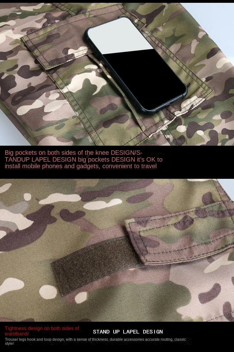 New Product Ruins Camouflage Overalls Suit Male Spring And Autumn Wear-resistant Dirt-resistant Tear-resistant Construction Site
