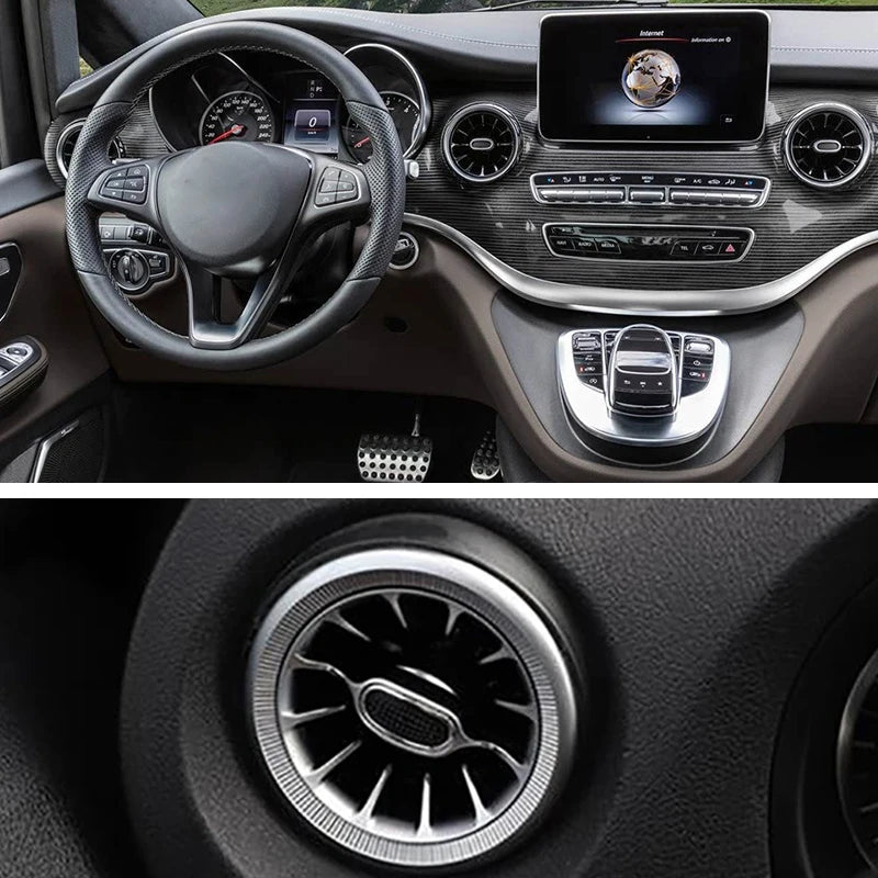 Air Vent Grilles Suitable for The Front Dashboard for Mercedes-Benz W447/Vito V250 V260 Vehicles A4478308602 A4478308502