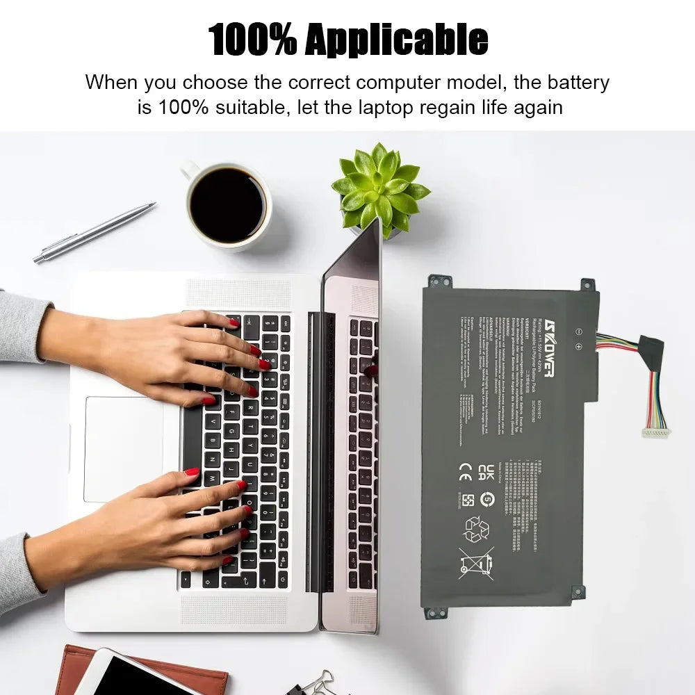 SKOWER B31N1912 Laptop Battery For Asus VivoBook 14 E410MA-EK018TS EK018TS E510KA L410MA R522MA E510MA F414MA L510MA C31N1912