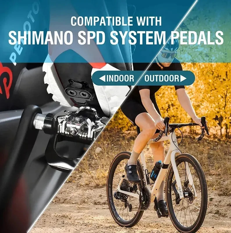 New Men Cycling Sports Shoes Outdoor MTB Shoes PU Leather Breathable Lightweight SPD Lock Shoes Women Racing Pedal Bicycle Shoes