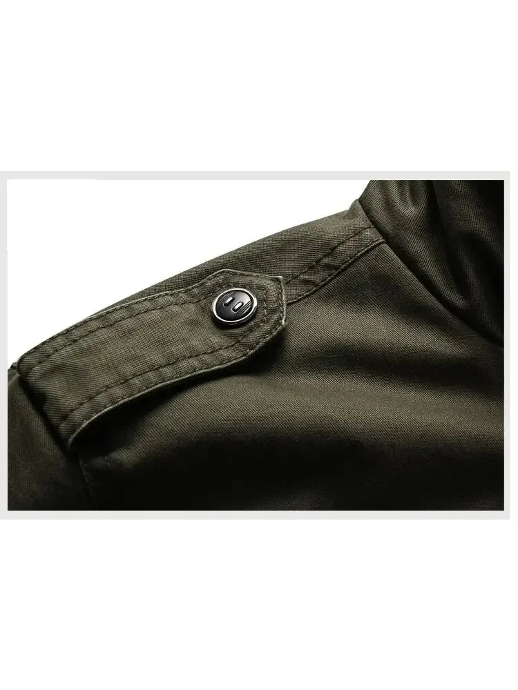 New Casual Climbing Pilots Jacket Men Plus Size 6XL Jaqueta Masculina Working Clothes Spring Autumn Cargo Mens Jackets Coat