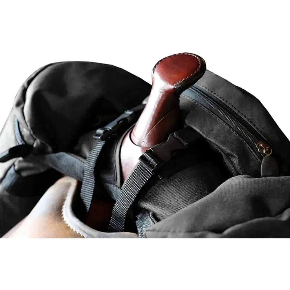 Saddle Bags For Horses Durable Horn Saddle Bag Set Washable Saddle Pouch Practical Pommel Pocket For Long-Distance Riding Me