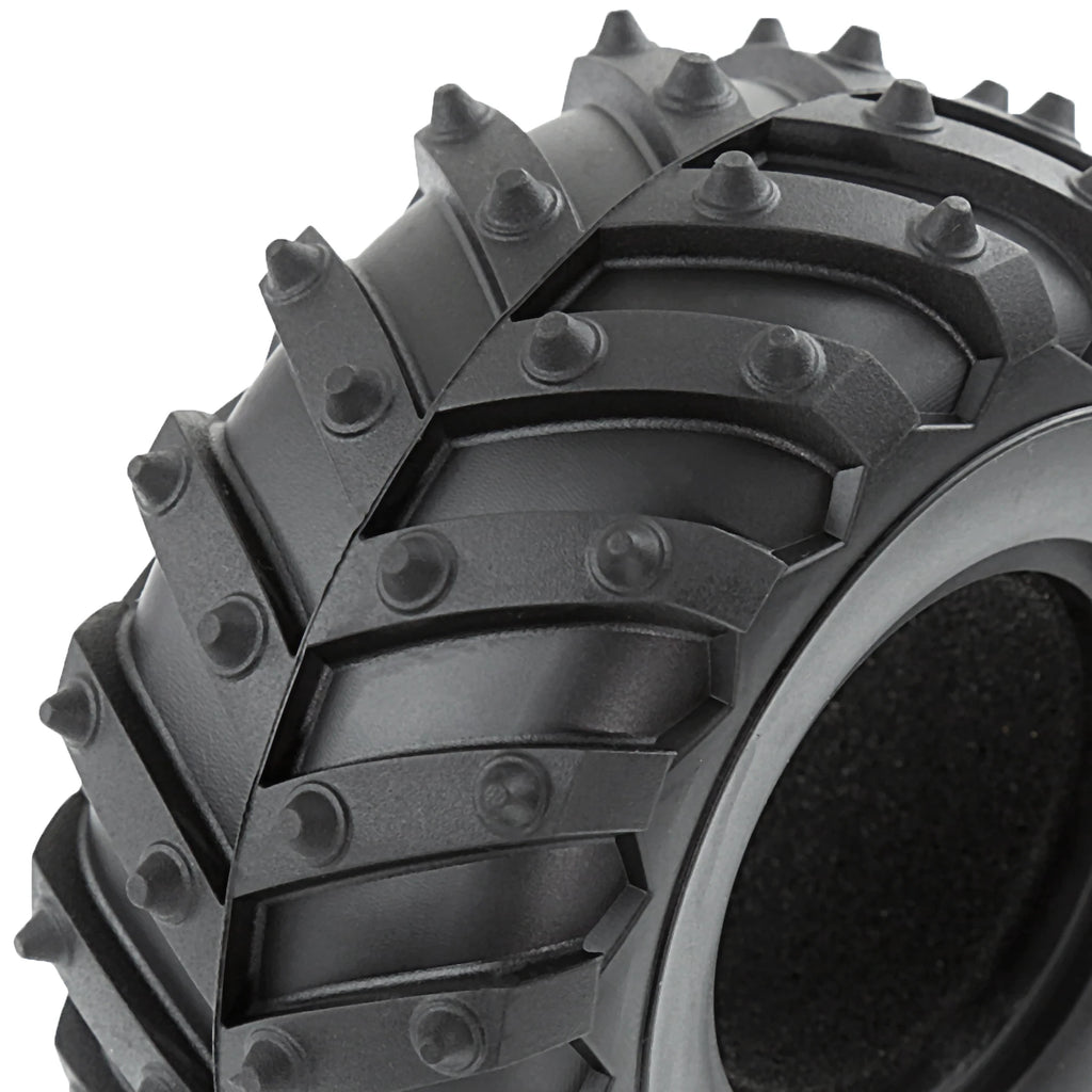 2.2 Inch High Grip Tires for 1/10 RC Crawler, 128mm Rubber Wheels for Axial SCX10 TRX4, Upgrade Climbing Performance