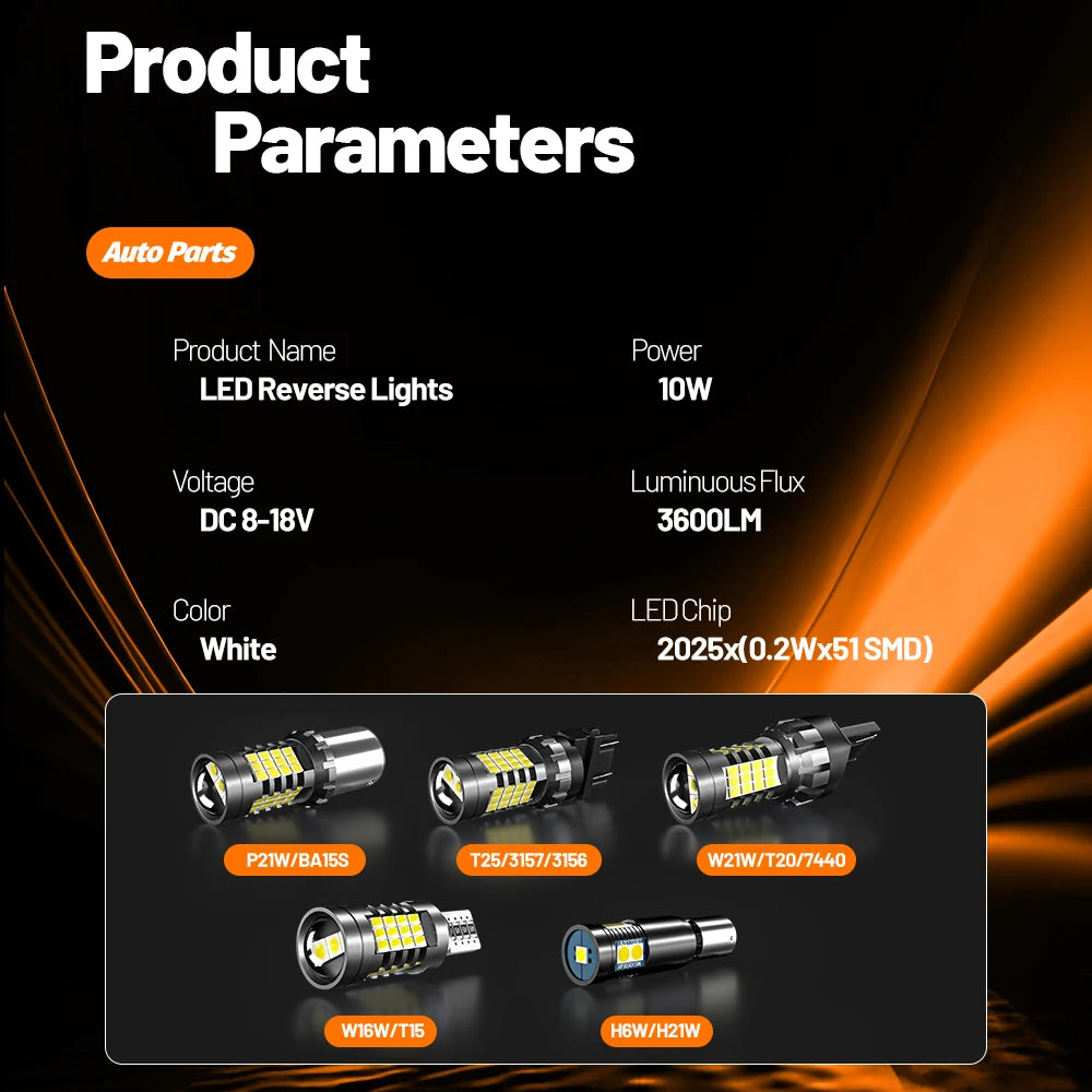 2pcs For Nissan Navara NP300 D23 D40 2008-2020 LED Reverse Light Backup Lamp 2009 2010 2011 2013 2014 2015 2016 2017 Accessories