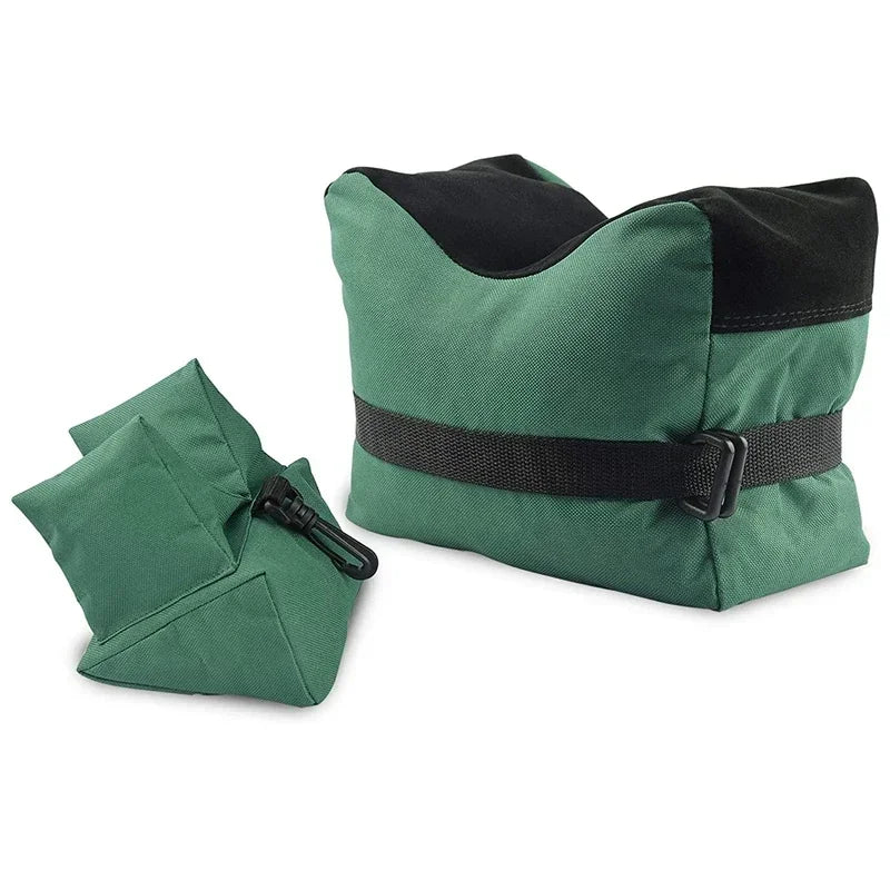 Portable Shooting Front and Rear Bench Rest Bag, Rifle Target Stand for Hunting Gun Support, Sandbag Stand Holders