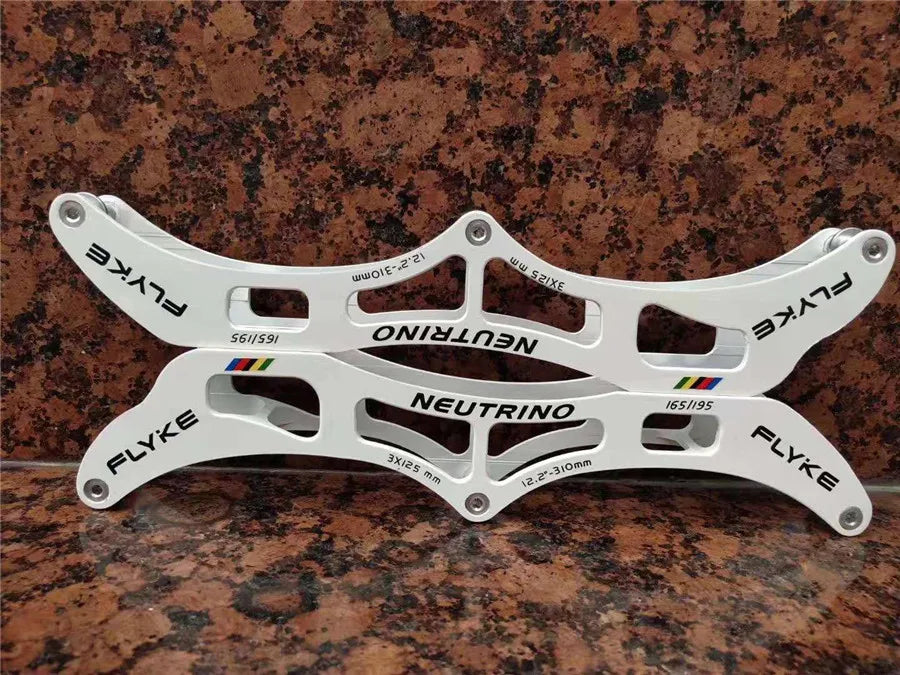 FLYKE NEUTRINO Speed Inline Skate Frames 3*100/110/125 Frame  4*90/100/110mm 3x110+1x100 Professional Aluminum Patines Chessises