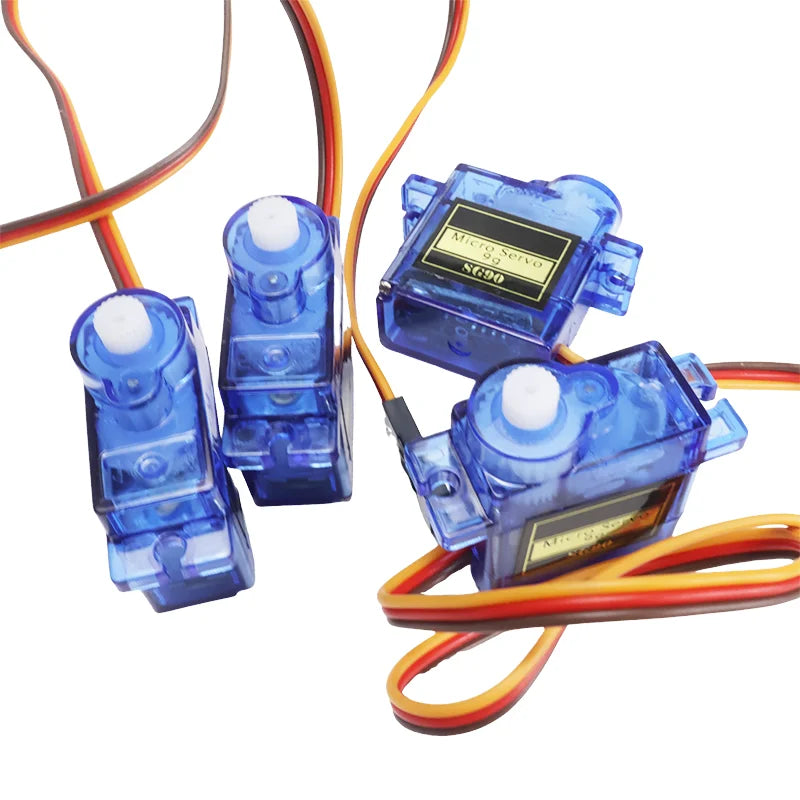 1Pcs - Sg90 Servo Motor Micro 9g 180 360 Degree Mount Sg90 Kit Without Metal Gear Pro Rc Car Toy Airplane Arduino Uno Diy