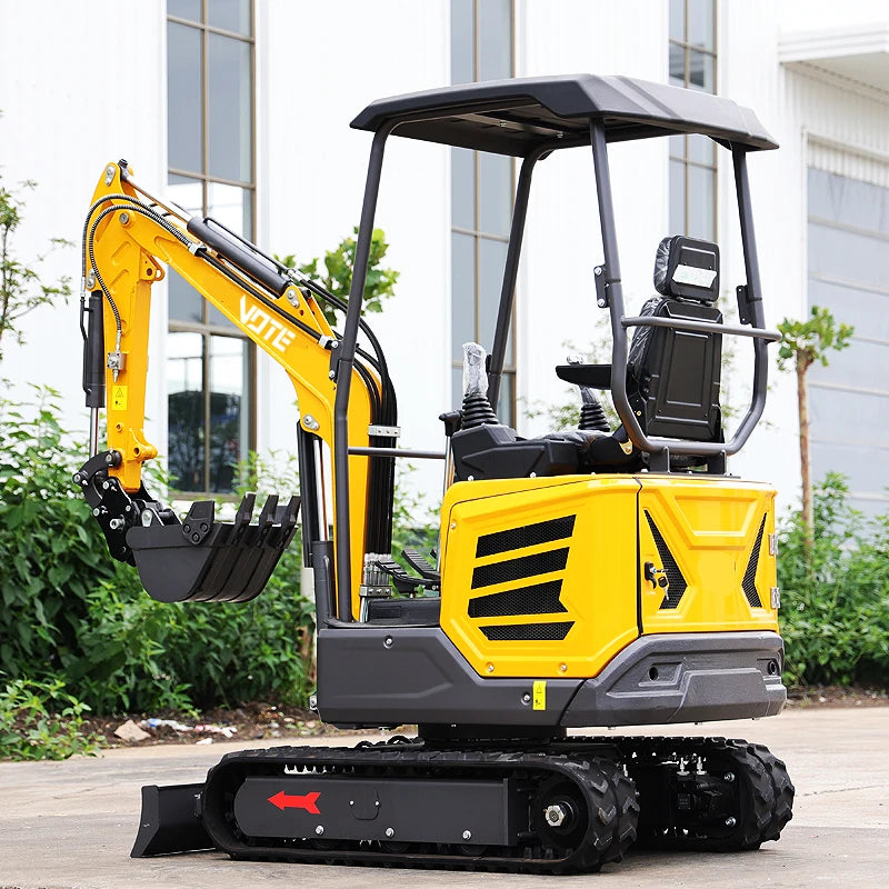 Mini Excavator 1 Ton EURO 5 Engine China Cheap 2 Ton Crawler 1.8 Ton Home Digger 1 T Bagger Farm For Sale Customized