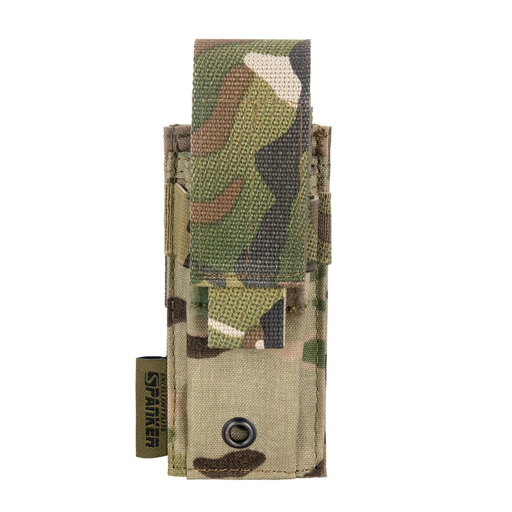 Airsoft Molle Pistol Pouch Tactical Single Magazine Pouch Flashlight Pouches 9mm Mag Bag Holder Bag Universal  Hunting Accessor