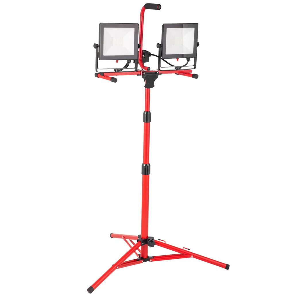 2PCS 10000 Lumen LED Work Light with Adjustable 27.6\" 68.1\" Foldable Tripod Stand Cob Light Source for Office Use