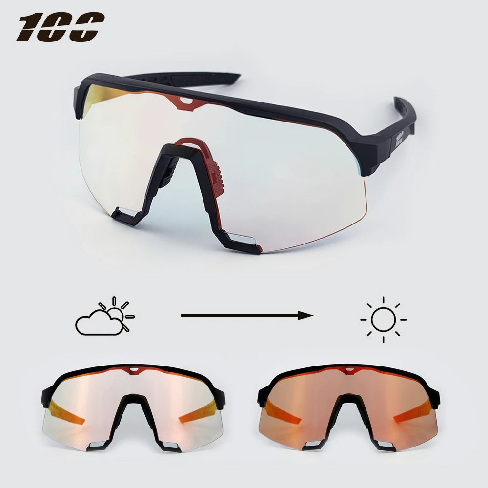 New Photochromic Sunglasses Outdoor Sports Bike Cycling Glasses Man MTB Hiking Glasses Women Driving Bicycle UV400 Goggles