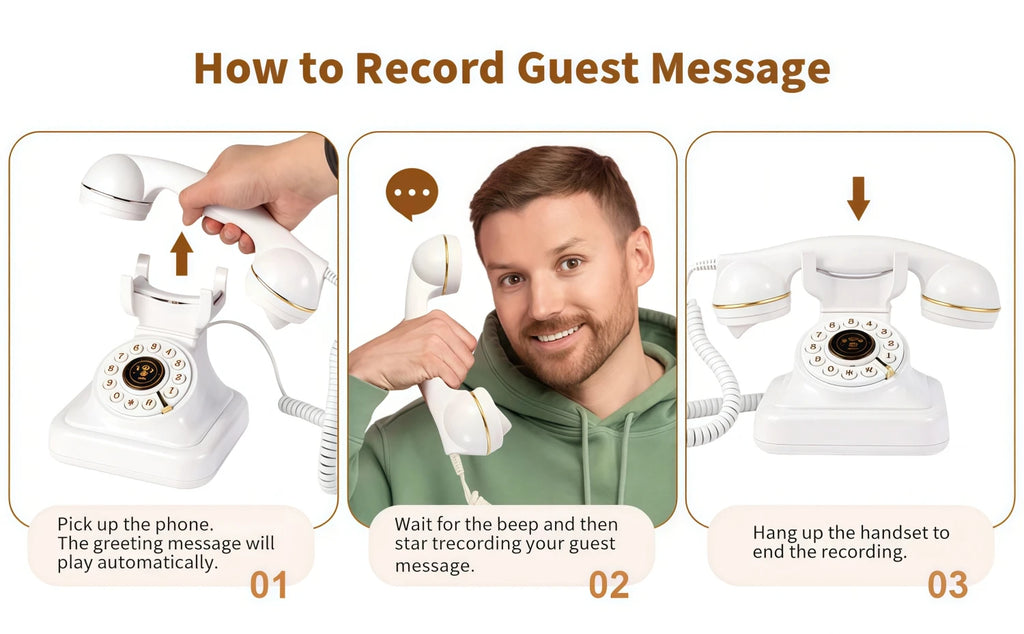 Audio Message Book Phone Wedding Guest Voice Blessing Message Book Banquet Voice Check-in Message Phone Birthday Party Celebrati
