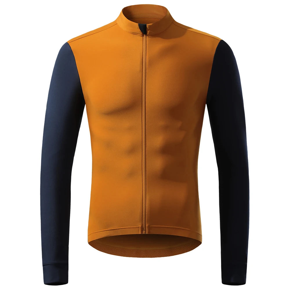 ZRSE Cycling Jersey Maillot Winter Windproof Bike Clothing Cycling Long Sleeve Windbreaker Waterproof MTB Bicycle Fleece Warm