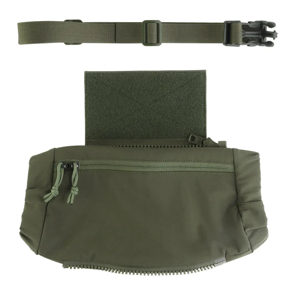 Tactical Multifunctional Hand Warm Drop Bag Muff Hand Warmer Pouch Stowable Fanny Pack for Winter Airsoft Hunting Camping