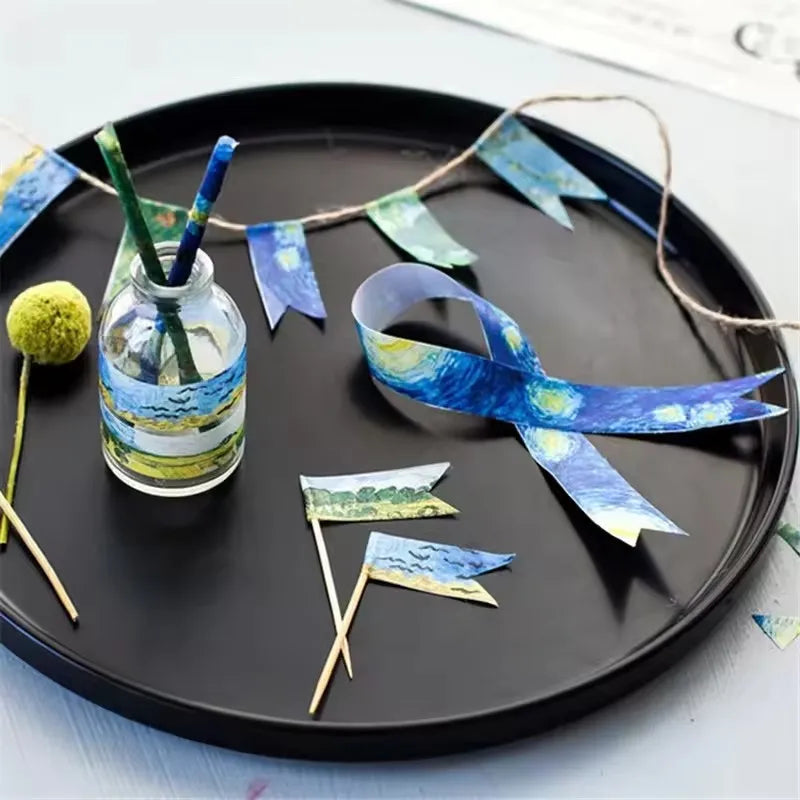 1 Roll Color Series Decorative Tape Journal Collage Scrapbook Collage Diy Decorative Small Item Tape