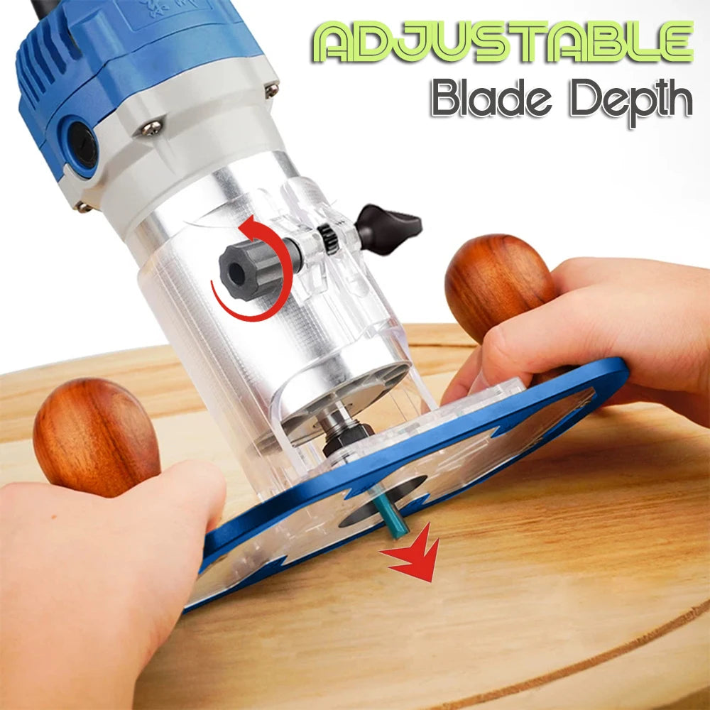 New Wood Router Base for Edge Guide - Woodworking Trimming Machine Milling Groove Flip Engraving Trimming Opening Milling Base