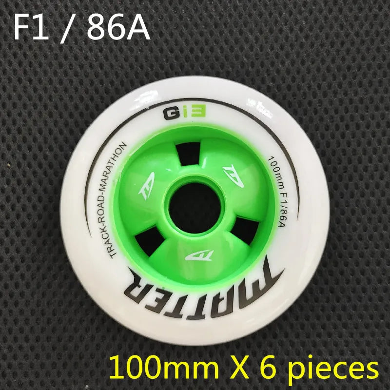 MATTER Gi3 inline speed skates tyre G13 speed skating wheels 86A 90mm 100mm 110mm Track Road Marathon Race ruedas F1 Speed Wheel