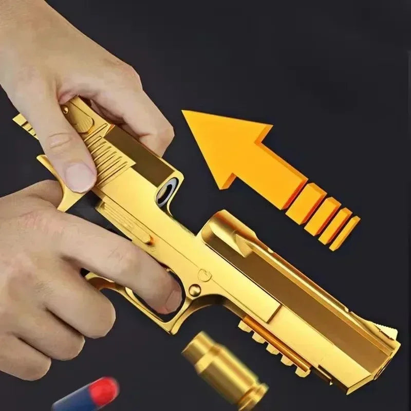QE1 Ducational Toy Gun Shell Ejecting Toy Foam Soft Bullet Blaster For Kids Boys Adults Airsoft Pistol Children Birthday GiftM