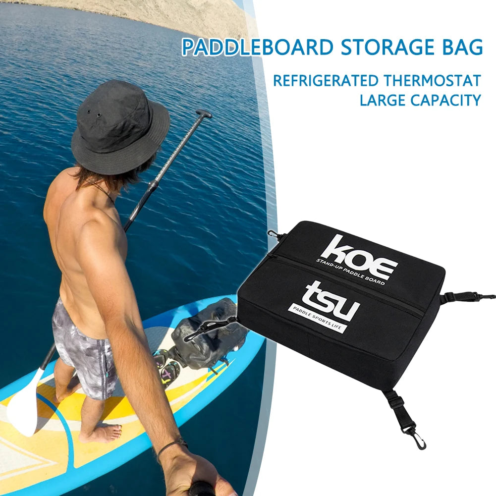 15/40L Paddle Board Bag Waterproof Paddle Board Storage Bags Large Capacity Stand Up Paddleboard Deck Cooler Bag for SUP & Kayak