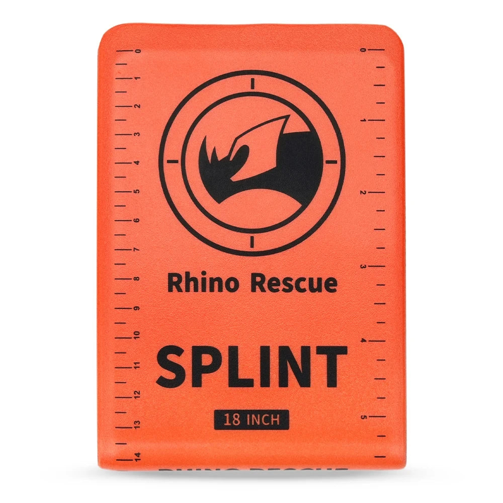 RHINO RESCUE First Aid Splint 36" X 4.3" Green-Gray, Keep Bones in Position For Camping Hiking Fixture Bone Emergency Kit