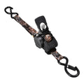 1 Inch 10Ft Auto Retractable Ratchet Strap 800kg Heavy Duty Elastic Fastening Belt for Motorcycle Cargo Fixing
