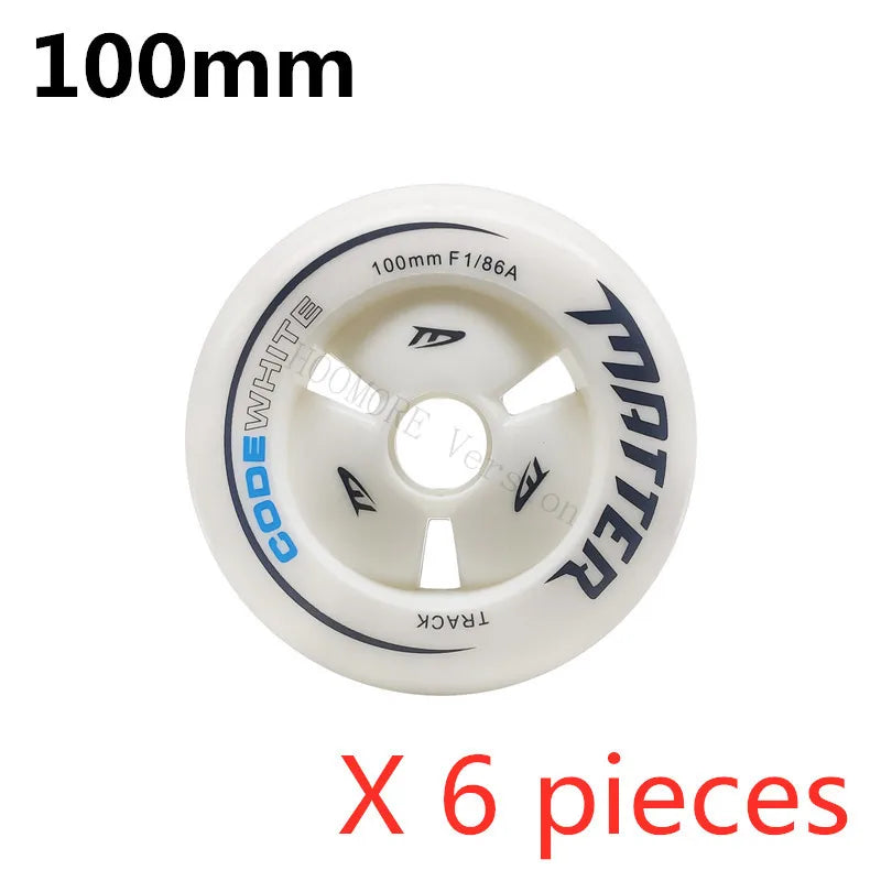 MATTER Gi3 inline speed skates tyre G13 speed skating wheels 86A 90mm 100mm 110mm Track Road Marathon Race ruedas F1 Speed Wheel