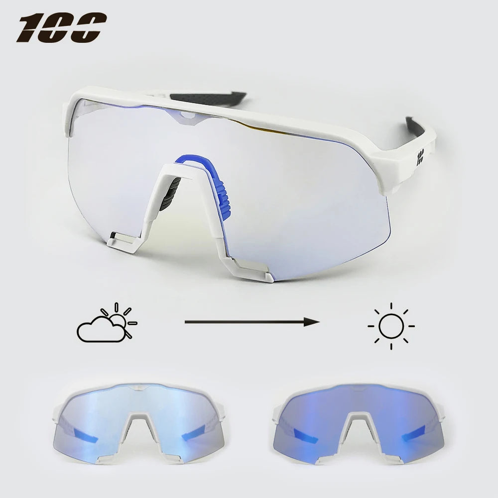 New Photochromic Sunglasses Outdoor Sports Bike Cycling Glasses Man MTB Hiking Glasses Women Driving Bicycle UV400 Goggles